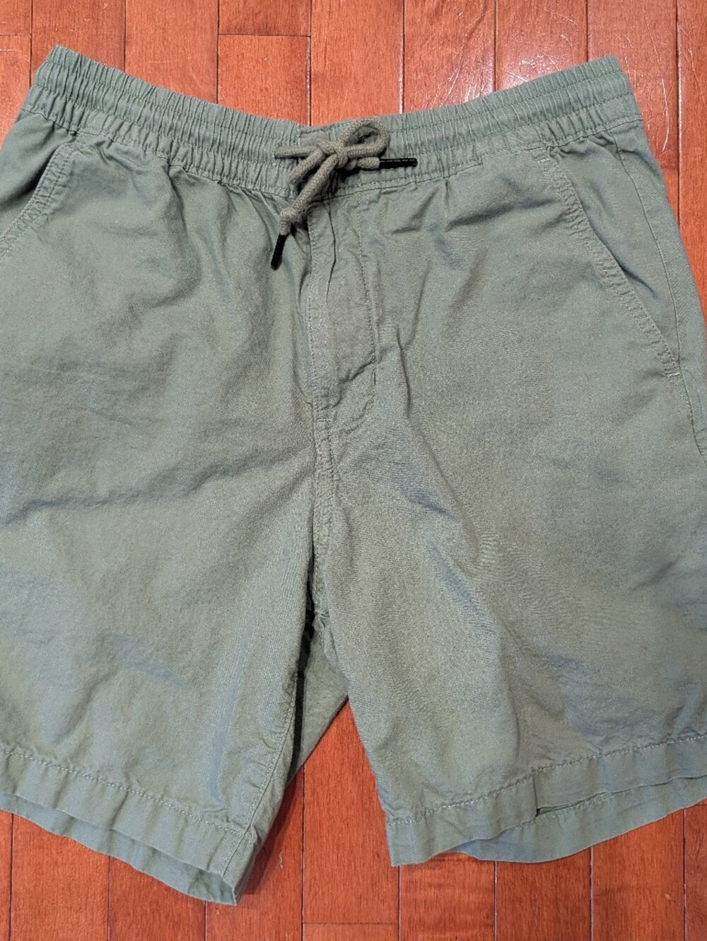 Patagonia Lightweight All-Wear Hemp Volley Shorts Men Sz S Green Solid Drawcord